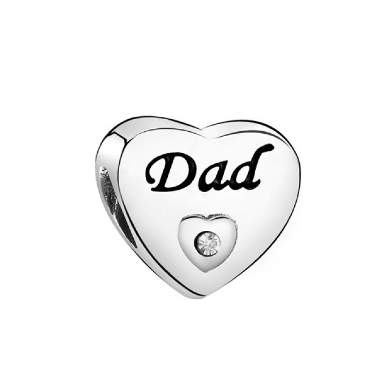 Charm Talisman Argint Dad Love